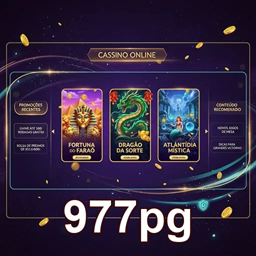 Jogos de cassino online disponíveis no 977pg, com várias opções para diversão.
